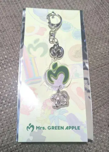 Mrs. GREEN APPLE 팝업 랜덤 참 키링 A