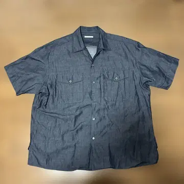 UNITED ARROWS 반팔 셔츠 다크 그레이