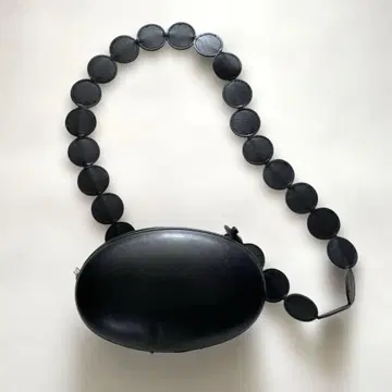 LONSLAN 블랙 도트 변형 미니백 3way