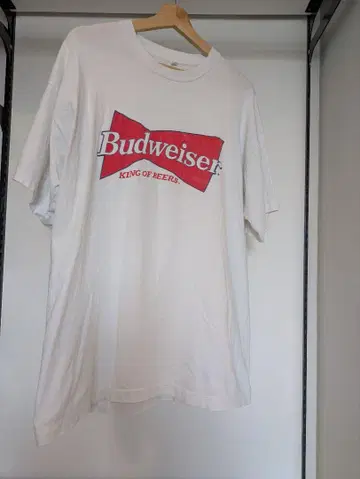 Budweiser KING OF BEER 티셔츠 화이트