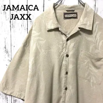 C2262 JAMAICA JAXX 알로하 셔츠 보타니컬 베이지