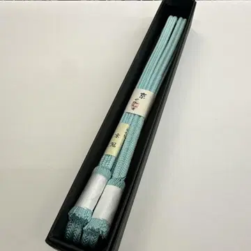 새상품 순수 실크 오비지메 갓 끈 교쿠미히모 스이란 공방 일본제 2010