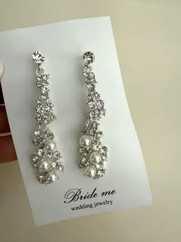 브라이드미 웨딩 귀걸이 bride me 실버