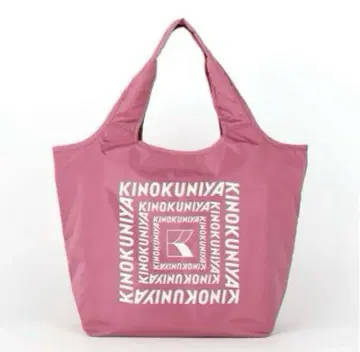 기노쿠니야 KINOKUNIYA 접는 보냉 백 스트로베리 에코백
