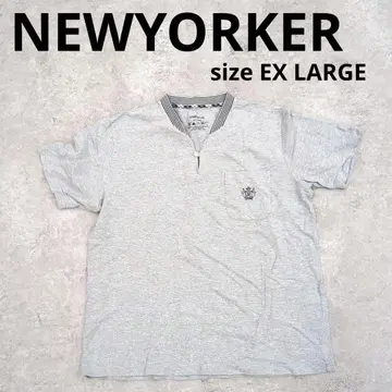 247 NEW YORKER 피케 셔츠 그레이 EX LARGE