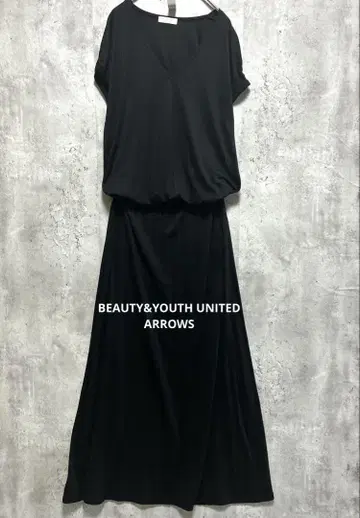 BEAUTY&YOUTH 일본제 원피스 블랙 맥시 롱
