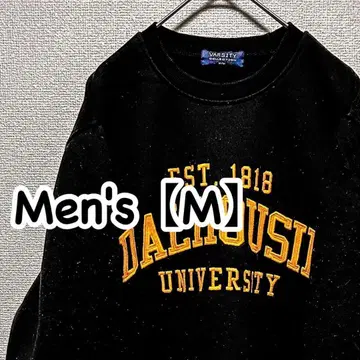 HJ70 [ US 수입 ] VARSITY 맨투맨 [ 남성용 M ] 블랙