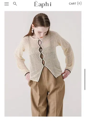 [완판] 새상품급 eaphi KNIT CARDIGAN