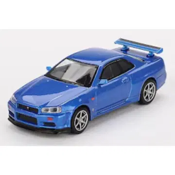 Nissan 스카이라인 GT-R R34 V 스펙 베이사이드 블루