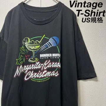 [ US 규격 ] 레어 DUNDER MIFFLIN 티셔츠 블랙 L