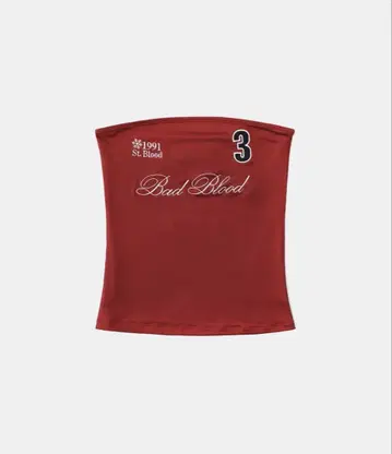 BADBLOOD Tube Top red