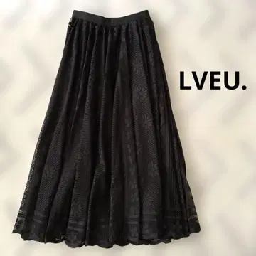 LVEU. 레이스 플레어 스커트