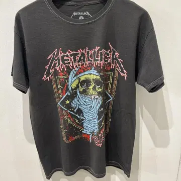 METALLICA 스컬 그래픽 티셔츠 S 사이즈