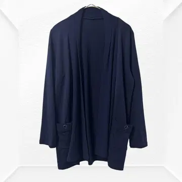 1919 KORET 코레트 가디건 모 100% 네이비 긴팔