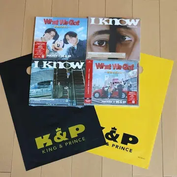 King & Prince I Know CD 4매 세트