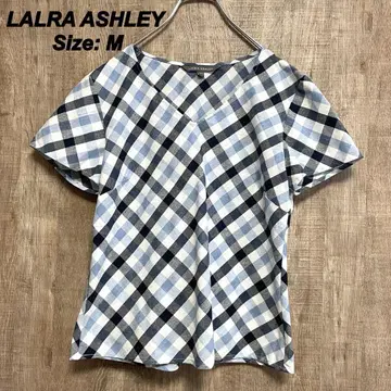 LALRA ASHLEY 로라 애슐리 반팔 티셔츠 마 혼방 M 사이즈