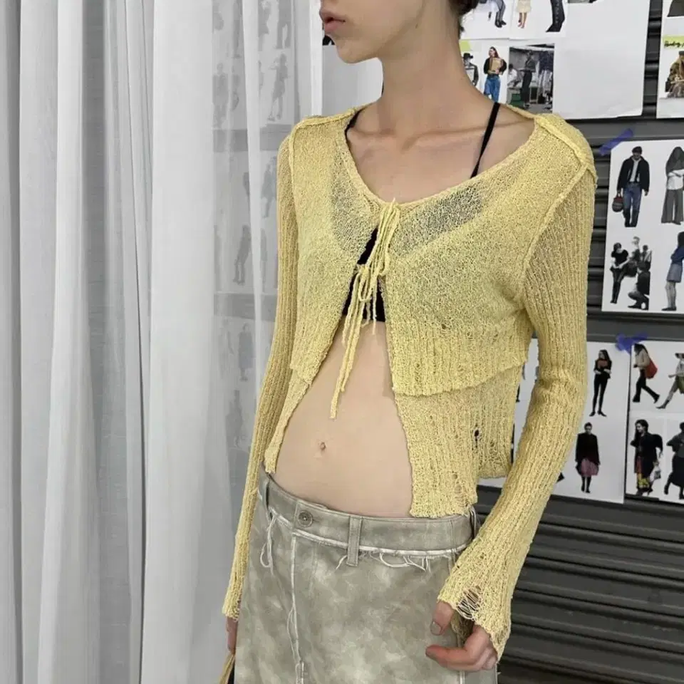 【最終価格】PERVERZE Double Sheer Cardigan Double Sheer Cardigan is now available online for pre-order