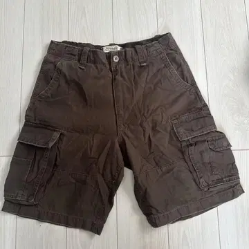 브라운 카고 숏팬츠 American Rag Cie 32인치