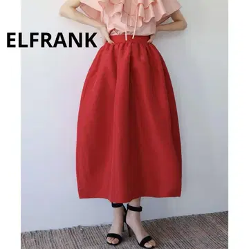 ELFRANK (엘프랭크) 그로그랭 코쿤 롱 스커트