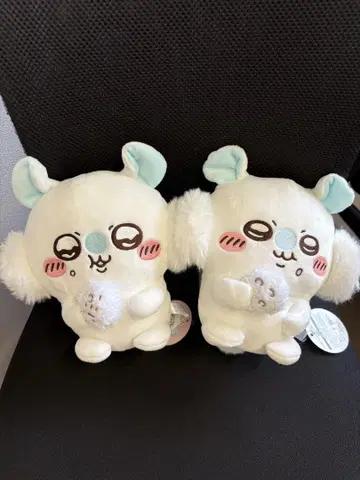 치이카와 모몽가 냠냠 봉제 인형 2종