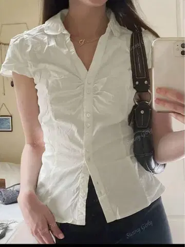 셔링 셔츠