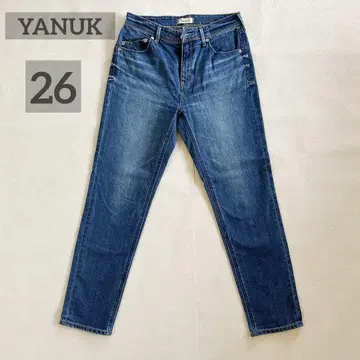 컨디션 최상 야누크 YANUK RUTH 슬림 테이퍼드 데님 26