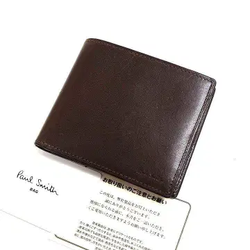 새상품 폴스미스 반지갑 다크 브라운 베지터블 탄닌 소가죽