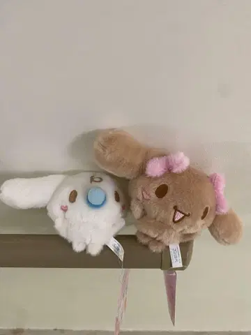 산리오 시나모롤  프렌즈 마스코트 밀크 모카 2종 세트