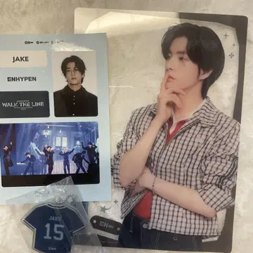 ENHYPEN JAKE 제이크 럭키 쿠지 클리어 빅 카드 가챠