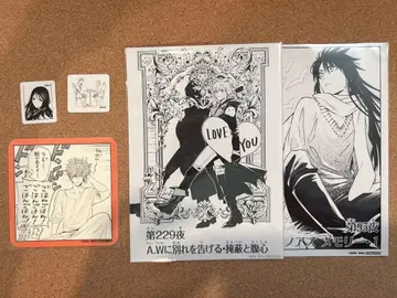 D.Gray-man 디그레 콜라보 카페 혜택 세트