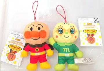 호빵맨 메론빵 봉제 인형 마스코트