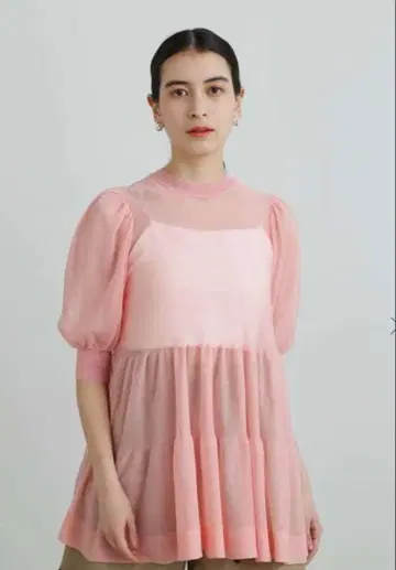 JILLSTUART 질스튜어트 시어 니트 티어드 상의