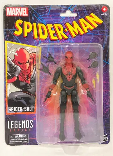 HASBRO (VINTAGE RETRO) 스파이더맨 스파이더 샷 6인치