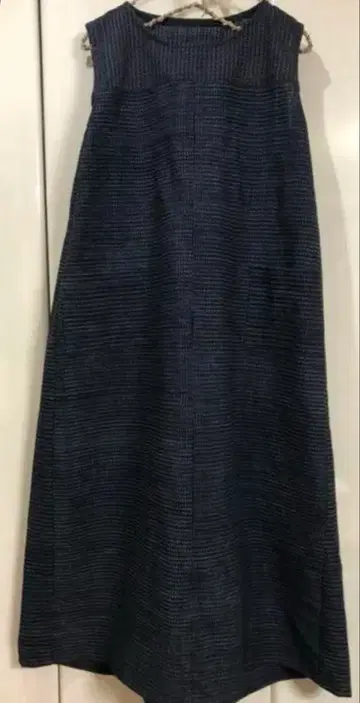 목화 구루메 가스리 기모노 리메이크 롱 원피스