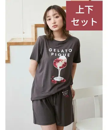 젤라피케 COOL 레이온 디저트 로고 티셔츠 + 숏팬츠