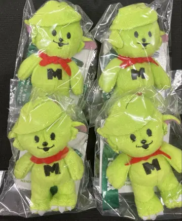 메멜 봉제 인형 키링 4개 세트
