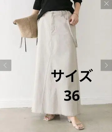 리브 드로와 [ MONN.:.(몽) ] LOOSE DENIM SKIRT