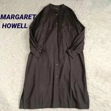 마가렛호웰 코튼 캐시미어 밴드 카라 셔츠 원피스 최근 모델