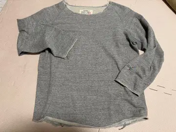 Skull Jeans 그레이 긴팔 티셔츠 7부 기장 사이즈 36