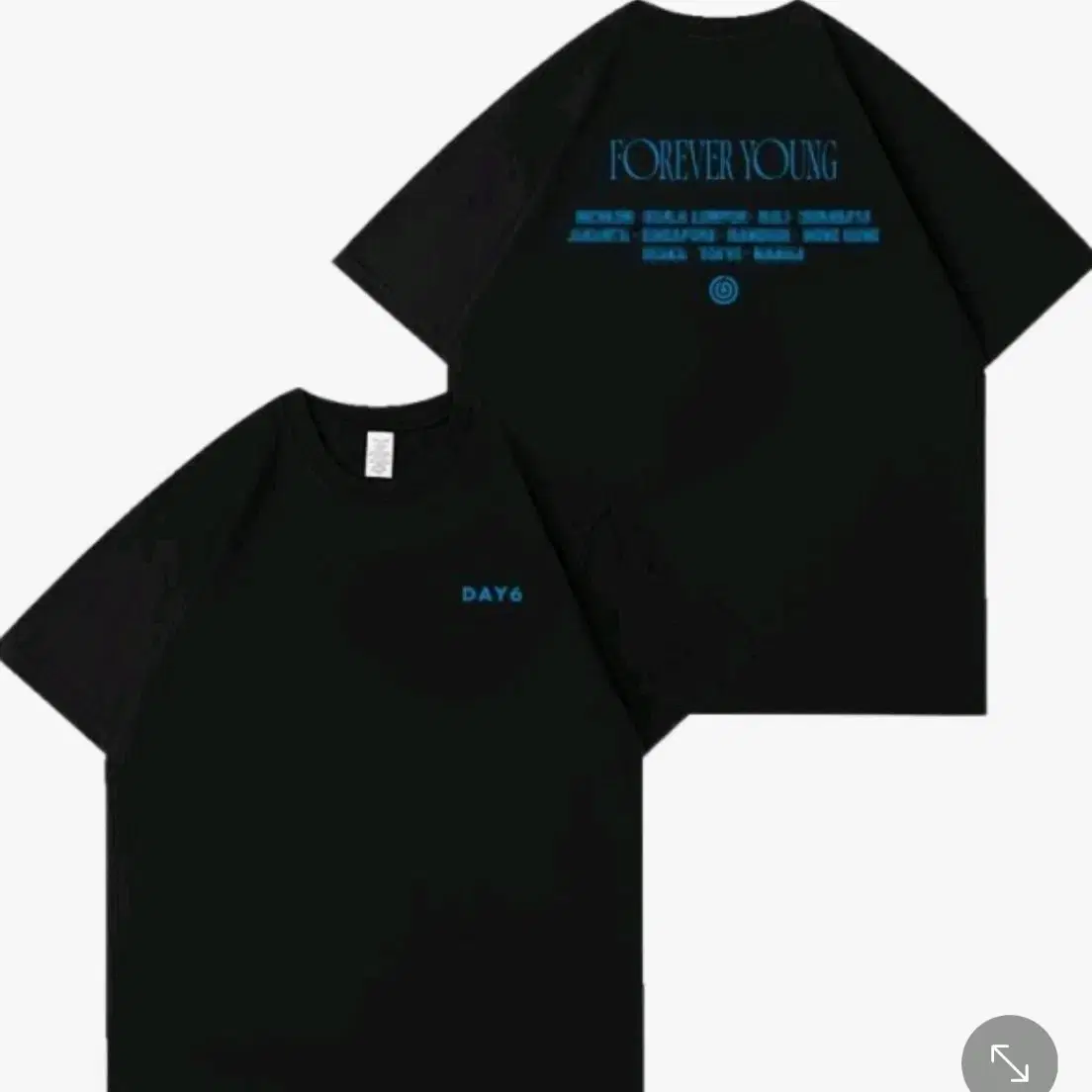 DAY6 ライブTシャツ FOREVER YOUNG XLサイズ 新品未開封 T-SHIRT【L】 / DAY6『3RD WORLD TOUR ＜FOREVER YOUNG