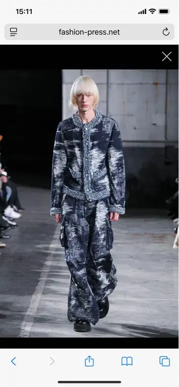 TAAKK 23AW DENIM CARGO PANTS