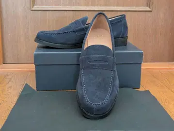 SHIPS 스웨이드 코인 로퍼 네이비