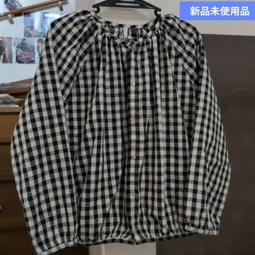 미사용 새상품 내추럴 런드리 선염 크로스볼 셔츠