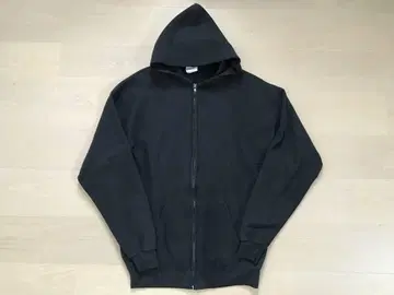 SANTEE 빈티지 블랙 풀 집업 후드티 XL