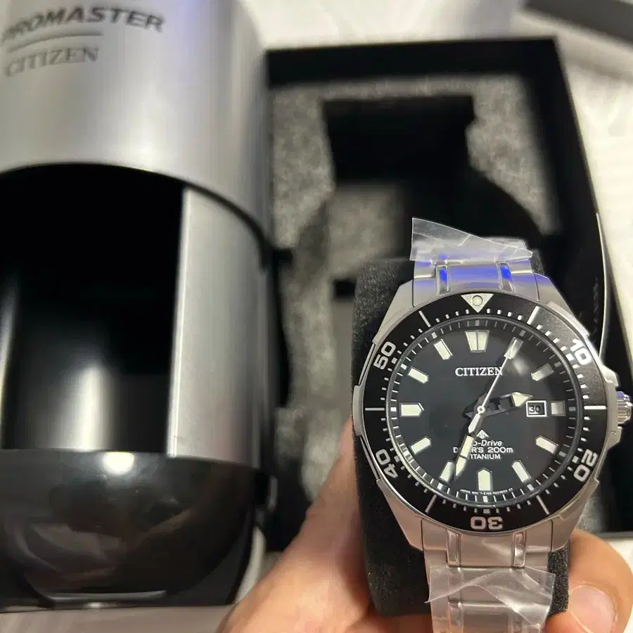 CITIZEN 시티즌 Citizen Titanium Diver Watch bn0200 56e New