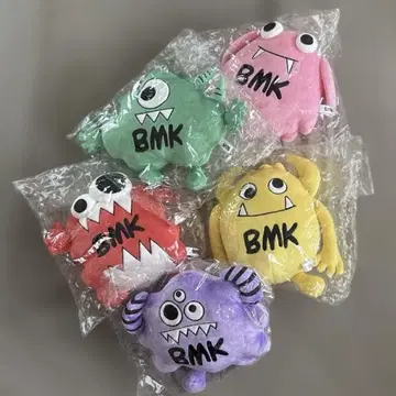 BMK 몬스터즈 봉제 인형 5세트