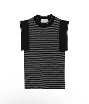 CLANE SQUARE SLEEVE KNIT TOPS