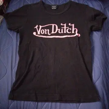 Von Dutch 블랙 티셔츠 본다치 Y2K