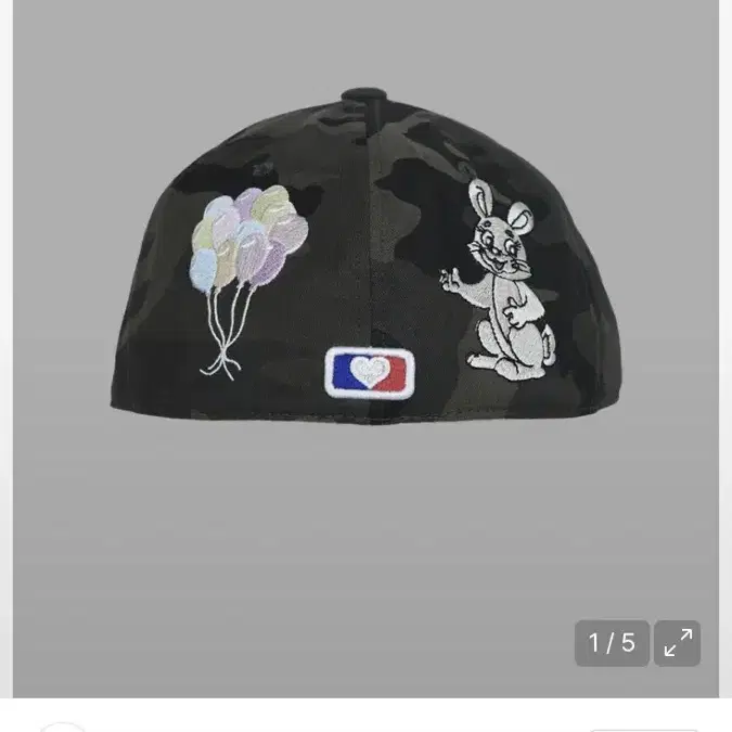 THE MUSEUM VISITOR★韓国★男女兼用★RABBIT EMBROIDERY CAP THE MUSEUM VISITOR RABBIT EMBROIDERY CAP (BLACK) 全封帽