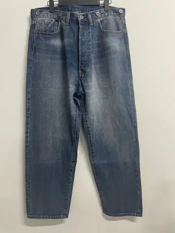 A.PRESSE No.22 Washed Wide Denim Pants